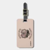 Retro Roller Skater Gift Bagagelabel (Voorkant verticaal)