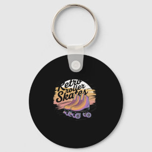 Retro Roller Skates - 80s Vibes Sticker7 Sleutelhanger