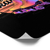 Retro Roller Skates - 80s Vibes Sticker Poster (Hoek)