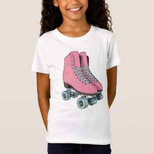 Retro Roller Skates – Vintage Meisjes T-Shirt