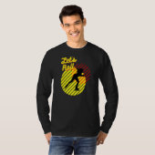 Retro Roller Skating 80's 70's Let's Roll Girl T-shirt (Voorkant volledig)