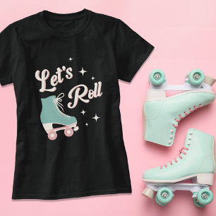 Retro Roller Skating Birthday Party T-shirt