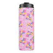 Retro Roller Skating Thermosbeker (Voorkant)