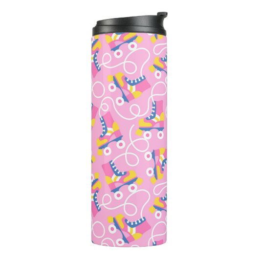 Retro Roller Skating Thermosbeker (Gedraaid links)