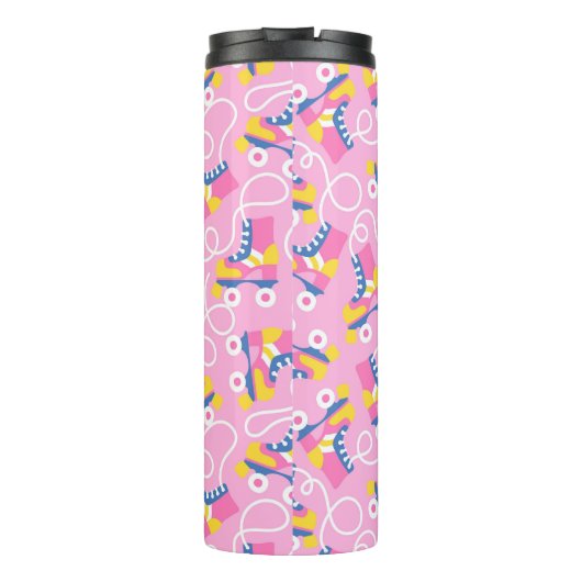 Retro Roller Skating Thermosbeker (Achterkant)