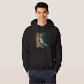 Retro rollerblade inline skating hoodie (Voorkant volledig)