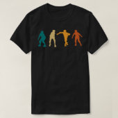 Retro Rollerblading Inline Skater Rollerblader T-shirt (Design voorkant)