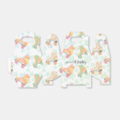 Retro Rollerskating Birthday Schaatsen Stars Patro Bedankdoosjes (Uitgevouwen)