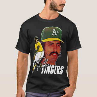 Retro Rollie Vingers Handlebar Tribute T-shirt