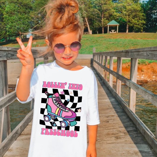 Retro Rollin' naar de kleuterschool T-shirt