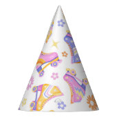 Retro Rolschaatsdisco Feesthoedjes (Links)