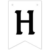 Retro Rolschaatsen Verjaardag bunting banner (Tweede vlag)