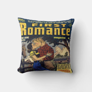 Retro Romance Comic Book Decorative Sierkussennen Kussen