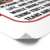 Retro Romance - Drama Queen - Poster (Hoek)