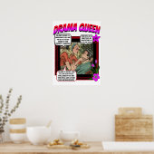 Retro Romance - Drama Queen - Poster (Keuken)