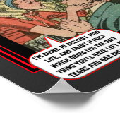 Retro Romance - Drama Queen - Poster (Hoek)