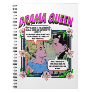Retro Romance - Drama Queen - Spiral Notitieboek