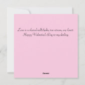 Retro Romance Feestdagenkaart (Achterkant)