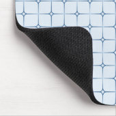 Retro Romance Mousepad, blauw Muismat (Hoek)