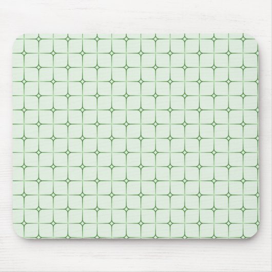 Retro Romance Mousepad, Green Muismat (Voorkant)