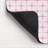 Retro Romance Mousepad, Roze Muismat (Hoek)