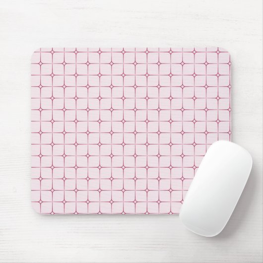 Retro Romance Mousepad, Roze Muismat (Met muis)