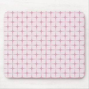 Retro Romance Mousepad, Roze Muismat