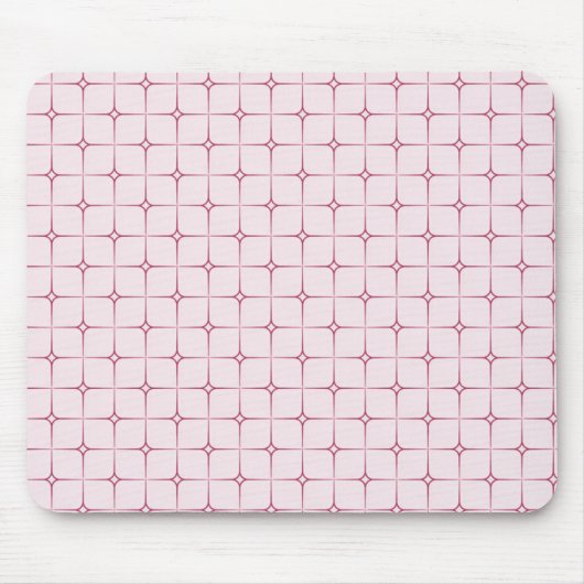 Retro Romance Mousepad, Roze Muismat (Voorkant)