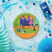 Retro Romantic Evening, Bord met paar papieren (Feest)