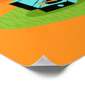 Retro Romantic Evening Couple Poster (Hoek)