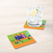 Retro Romantic Evening, Onderzetter met paar papie (Insitu)