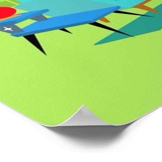 Retro Romantic Gay Couple Poster (Hoek)