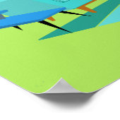 Retro Romantic Gay Couple Poster (Hoek)