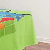 Retro Romantic Gay Couple Tablecloth Tafelkleed (Voorbeeld)