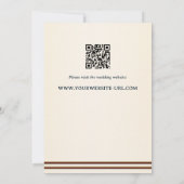 Retro Romantic Music Themed Rehearsal Dinner Kaart (Achterkant)