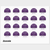 Retro Romantic sparen de Stickers van de Datum (Vel)