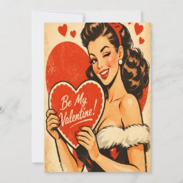 Retro Romantiek 1940s Vintage Valentijnkaart Feestdagenkaart