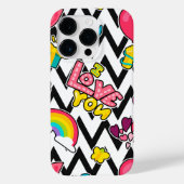 Retro romantisch patroon Case-Mate iPhone case (Achterkant)