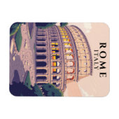 Retro Rome Colosseum Art Souvenir Italië Magneet (Horizontaal)