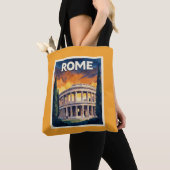 Retro Rome-reisposter Tote Bag (Dichtbij)