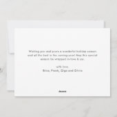 Retro Rood Boerderij Schuur Kerstboom Groet Feestdagenkaart (Achterkant)