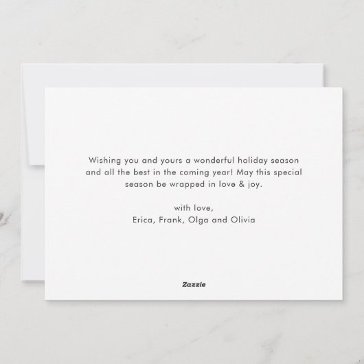 Retro Rood Boerderij Schuur Kerstboom Groet Feestdagenkaart (Achterkant)