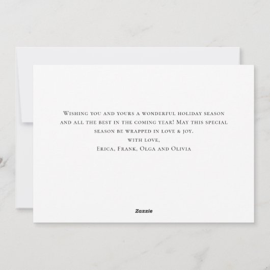 Retro Rood Boerderij Vrachtwagen Kerstboom Groet Feestdagenkaart (Achterkant)