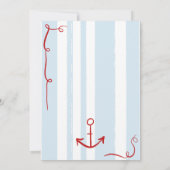 Retro Rood en Blauw Leuke Kreeft Kook 40e Verjaard Kaart (Achterkant)