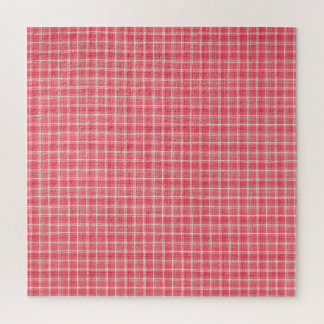 Retro rood geruite tartan: naadloos patroon. legpuzzel