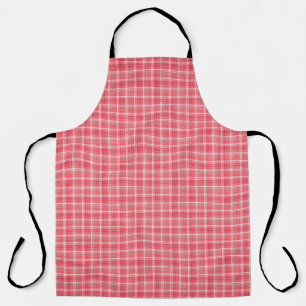 Retro rood geruite tartan: naadloos patroon. schort