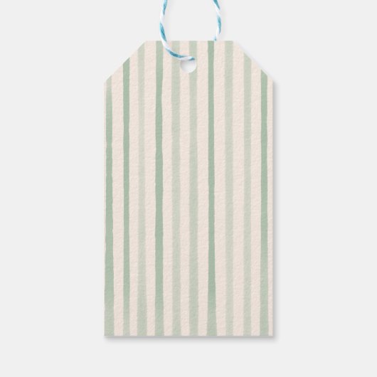 Retro rood groen getekend Grappige kerstboom  Cadeaulabel (Achterkant)