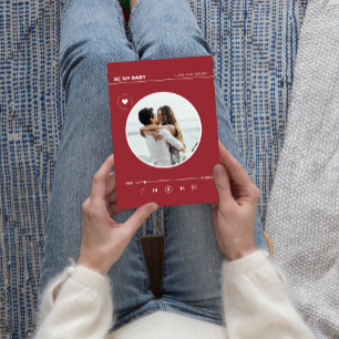 Retro Rood Hart Voor eeuwig Liefde Valentijns Kaar