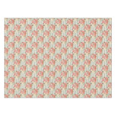 Retro  Rood Pompoen Groen Glitter Streep Tafelkleed (Voorkant (Horizontaal))