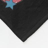 Retro Rood Wit En Ik Doe 4 Juli Bachelorette  Fleece Deken (Hoek)